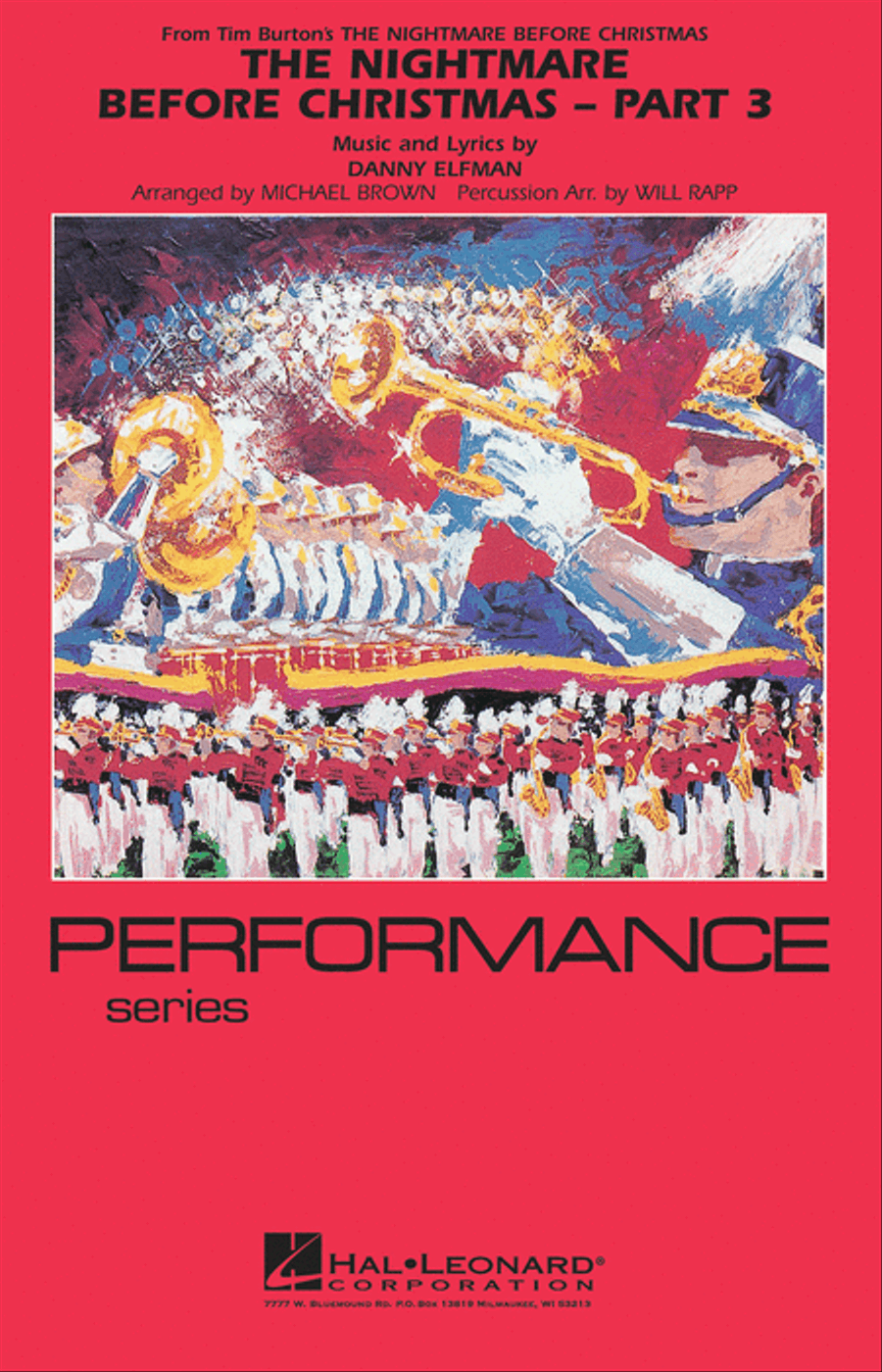The Nightmare Before Christmas – Part 3 Marching Band scores gallery preview page 1