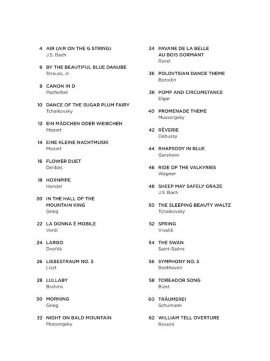 Classical Themes for Violin Duet String Duet scores gallery preview page 3