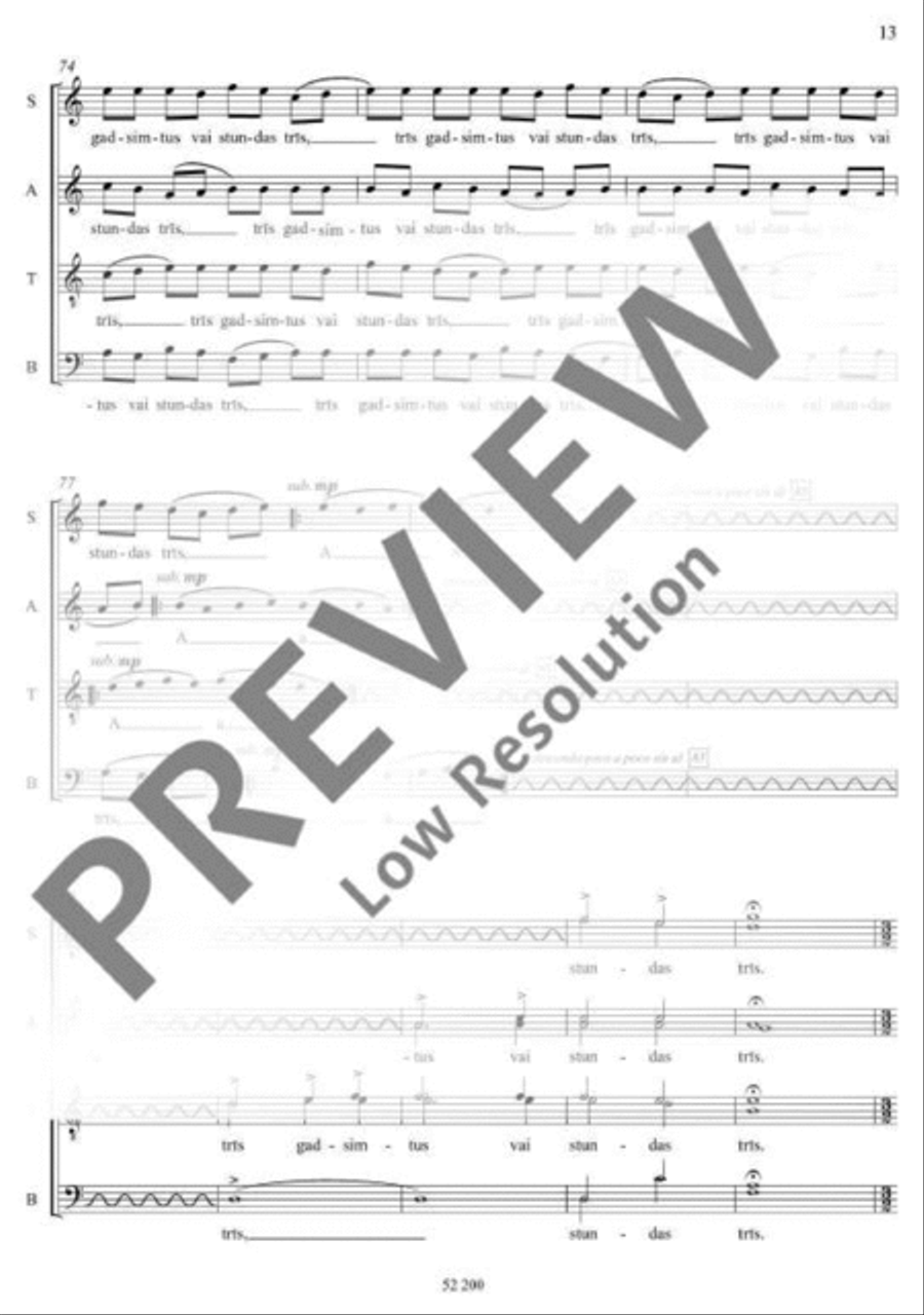 Māte saule Māte saule SSAATTBB scores gallery preview page 14