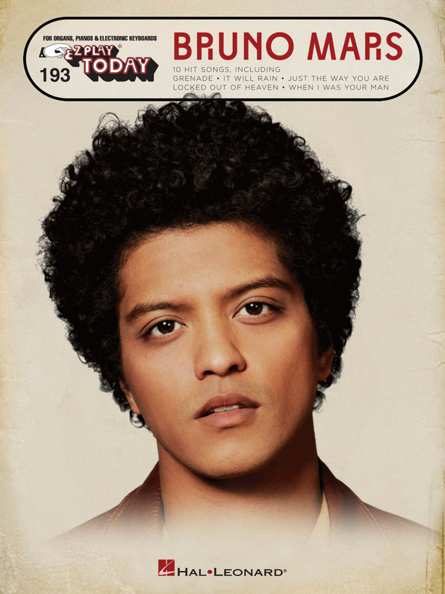 Bruno Mars Electronic Keyboard scores gallery preview page 1