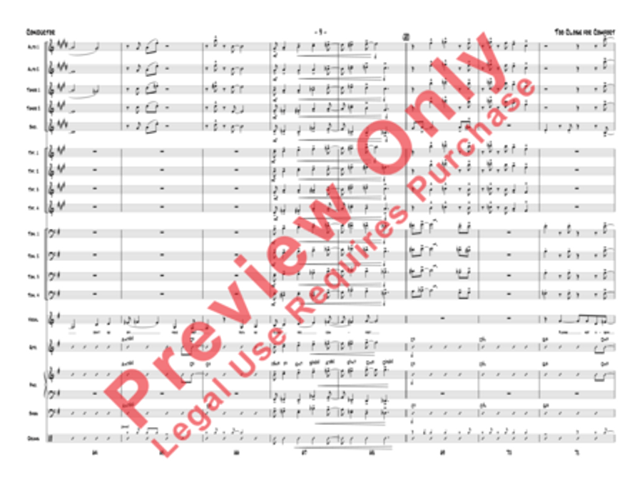 Too Close for Comfort Jazz Ensemble scores gallery preview page 12