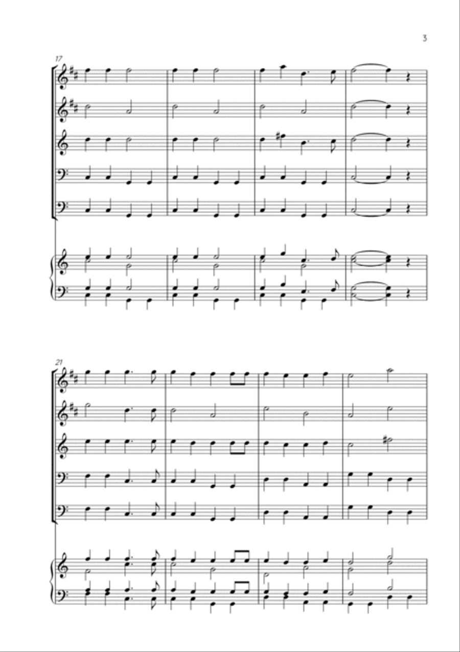Jingle Bells Chamber Music scores gallery preview page 3