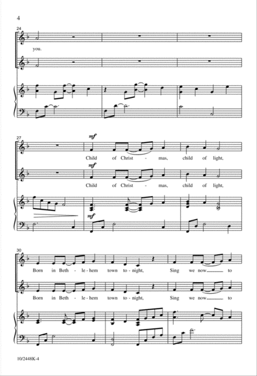 Child of Christmas Child of Christmas 2-Part scores gallery preview page 4
