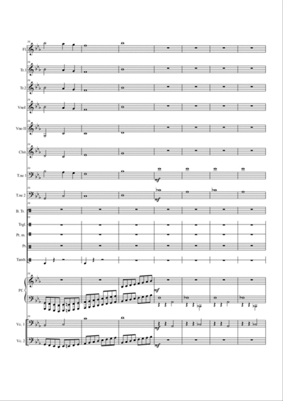 The Great Gate of Kiev - La grande porta di Kiev Large Ensemble scores gallery preview page 6
