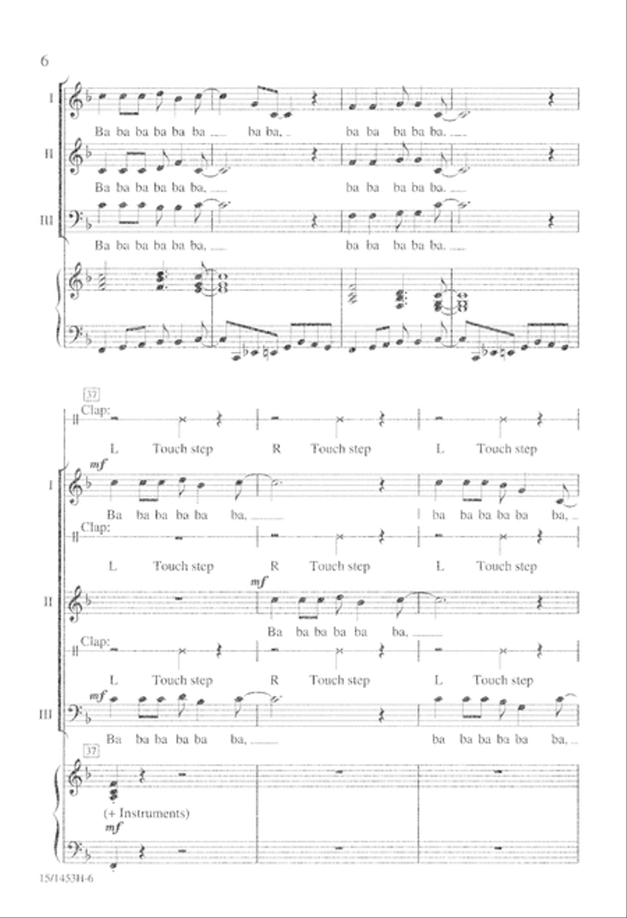 Spanish Fiesta Unison Choir scores gallery preview page 7