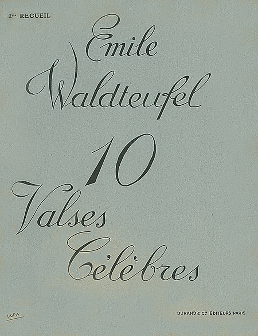 10 Valses Celebres, Vol. 2