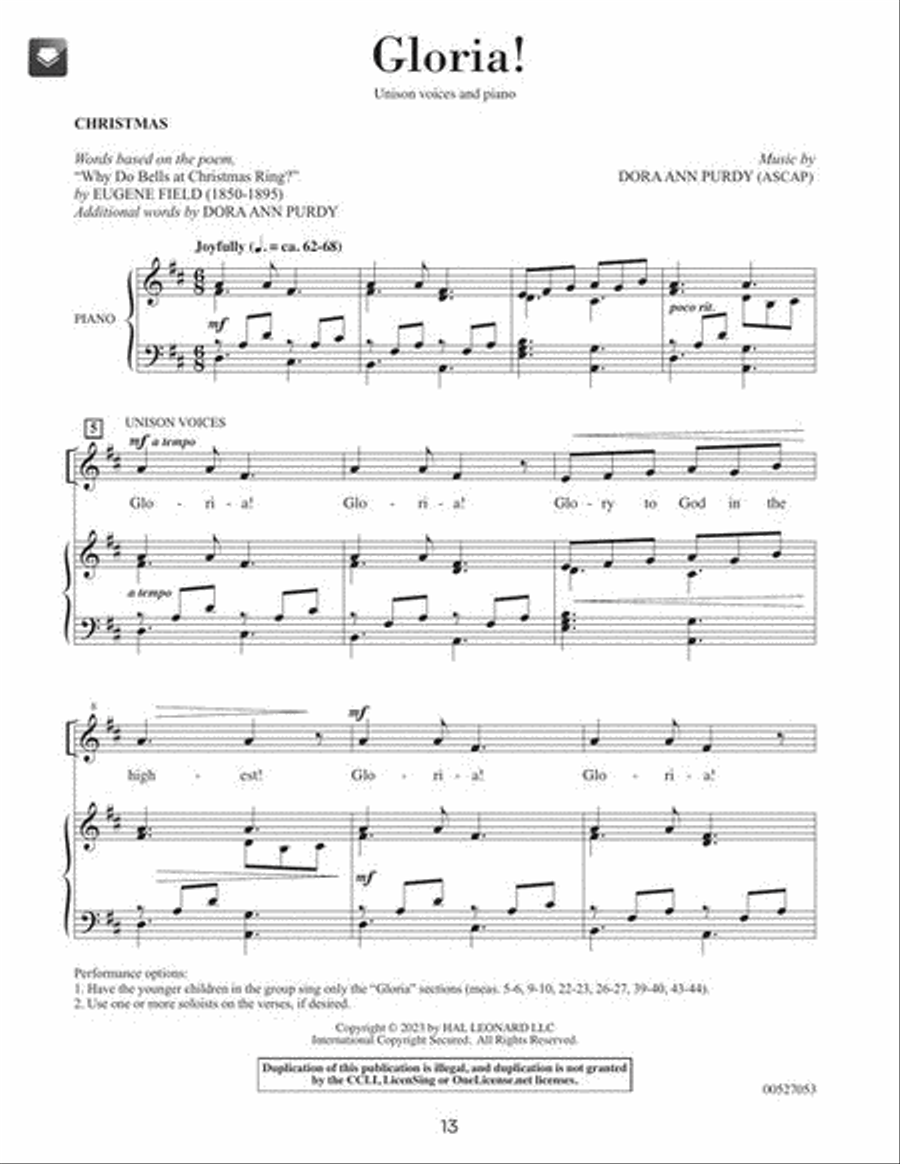 This Is the Day! Five Songs for the Church Year This Is the Day! Five Songs for the Church Year Unison Choir scores gallery preview page 6