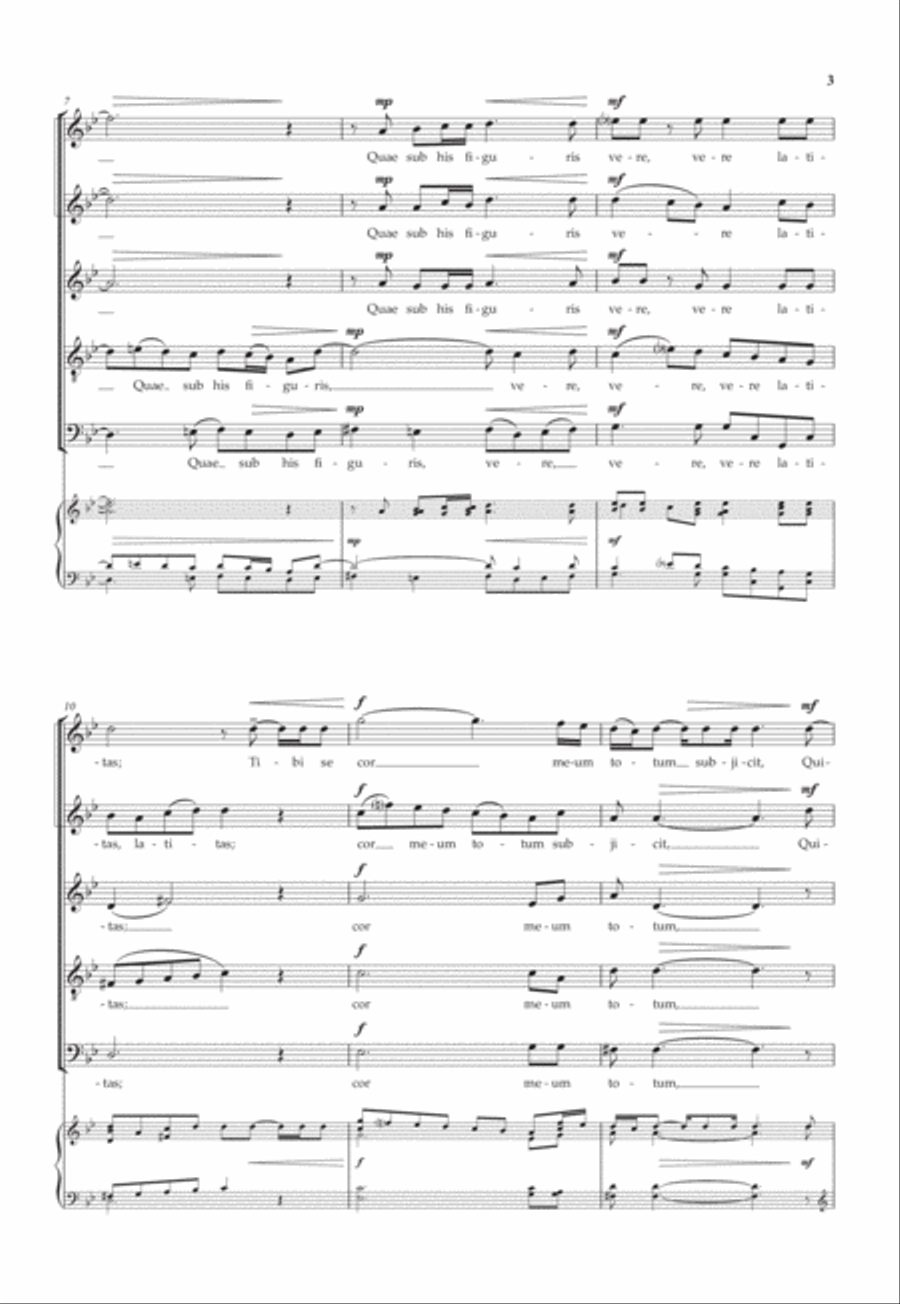 Adoro te devote Adoro te devote SSATB scores gallery preview page 3