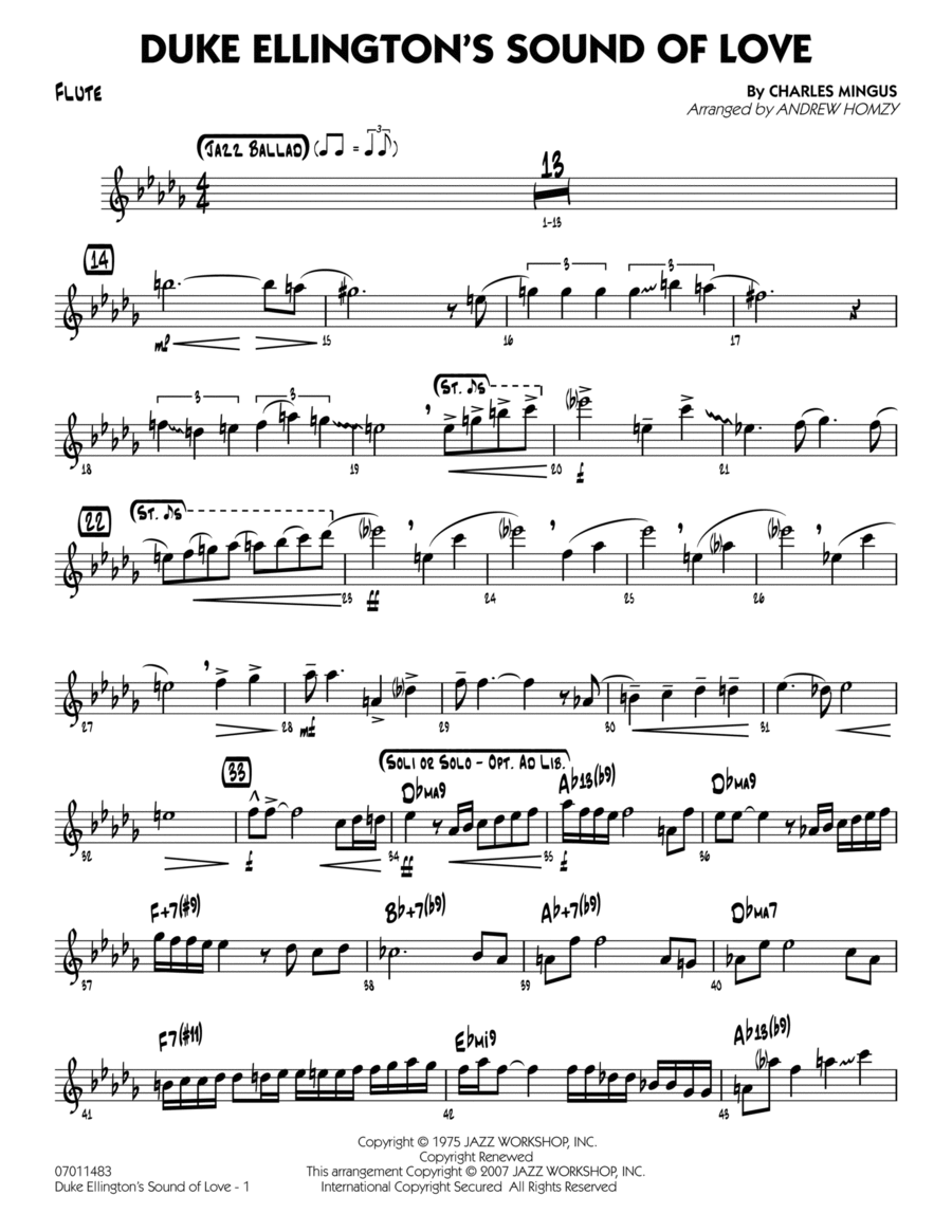 Duke Ellington's Sound of Love - Flute