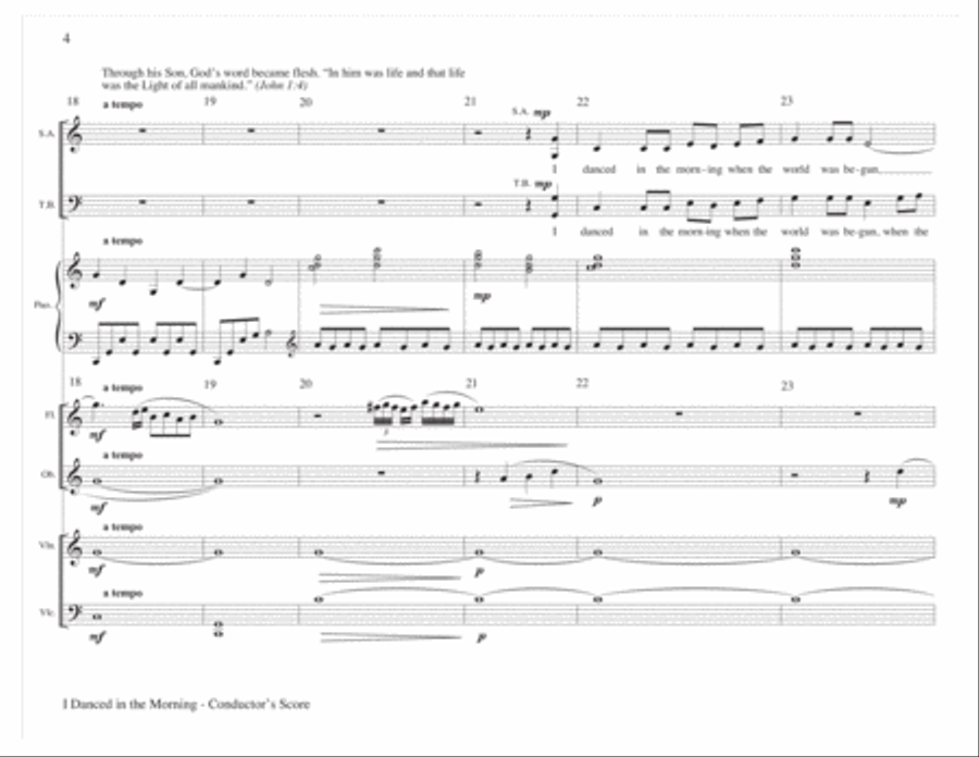 I Am the Lord of the Dance Flute scores gallery preview page 4