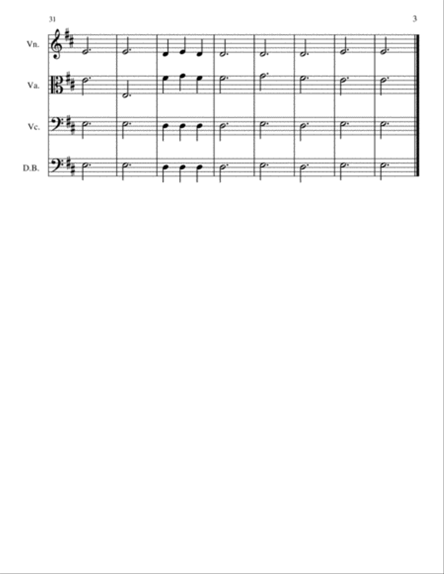 Four Songs from Around the World String Quartet scores gallery preview page 3