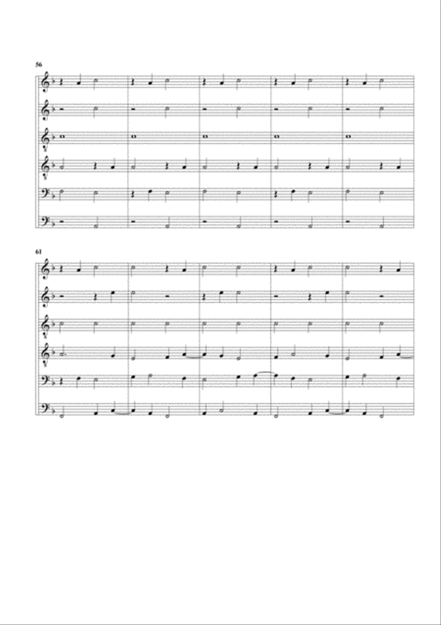 Das Glaeut zu Speyer (arrangement for 6 recorders) Recorder scores gallery preview page 6