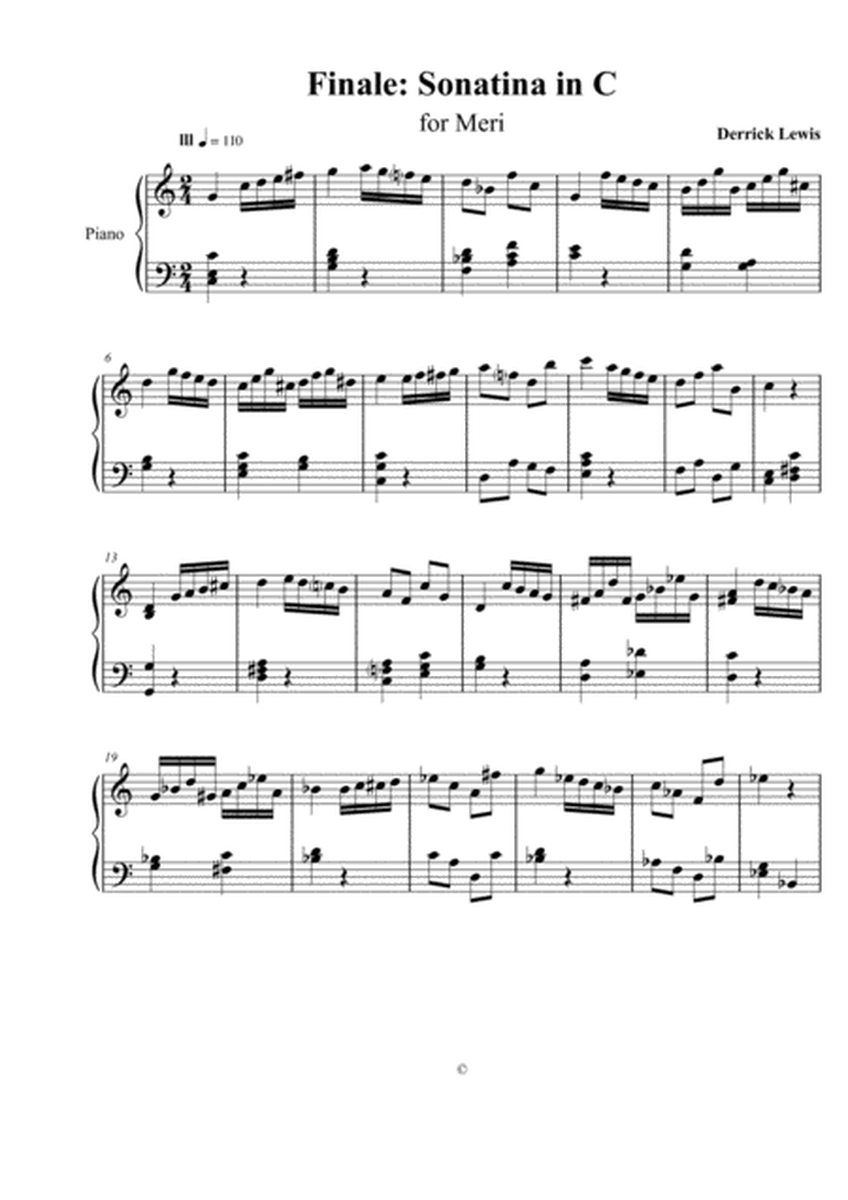 Sonata Facile: III Finale image number null