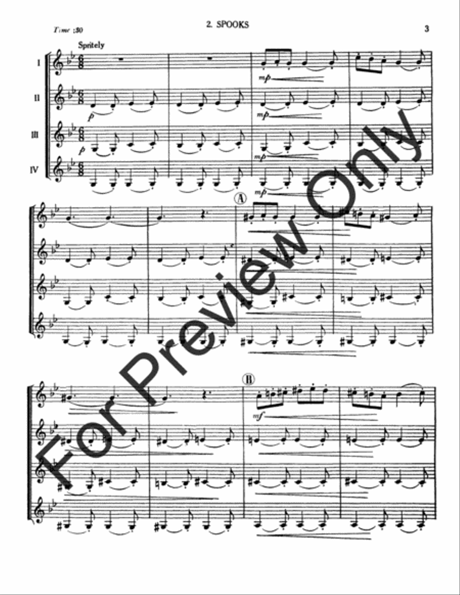 Spooky Strings Violin scores gallery preview page 6