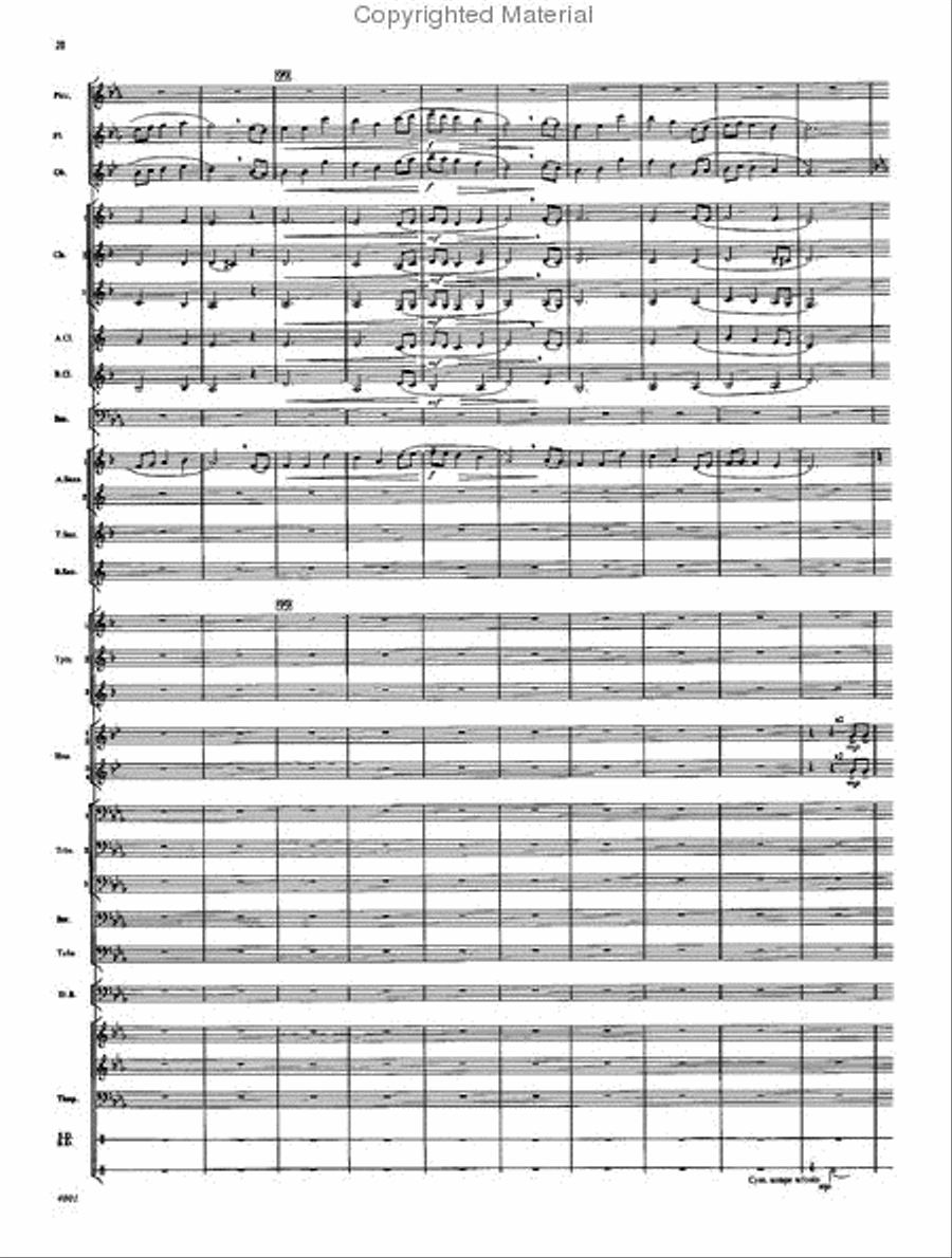 The Light Eternal Concert Band scores gallery preview page 16