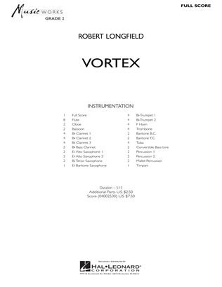 Book cover for Vortex - Full Score