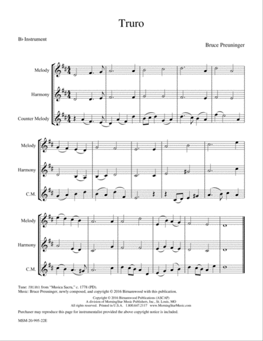 Truro Truro Piano and Keyboard scores gallery preview page 1