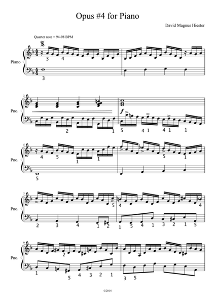 Opus 4 for Piano image number null