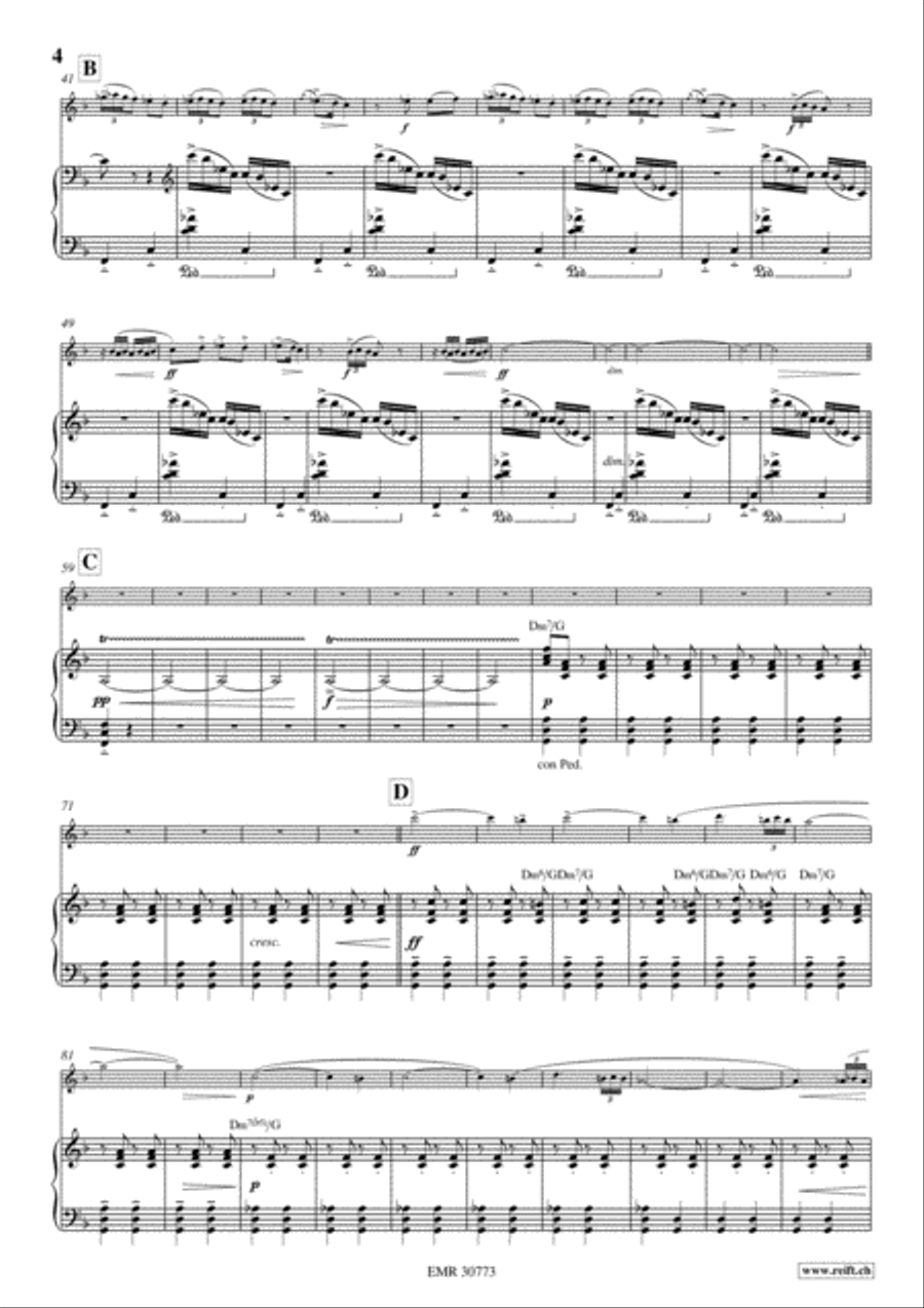 Ritual Fire Dance Alto Recorder scores gallery preview page 6