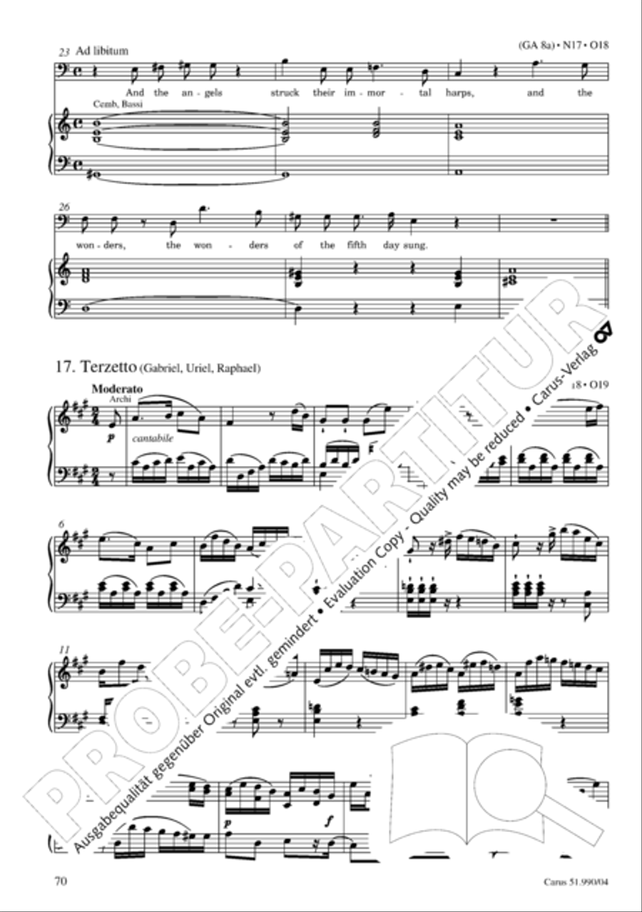 The Creation 4-Part scores gallery preview page 71