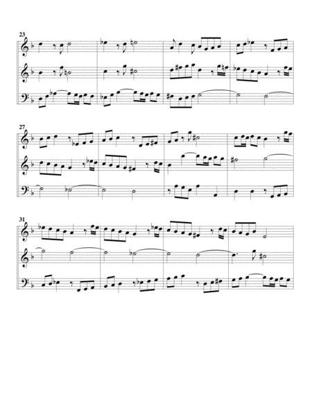 Fugue, BWV 962 (arrangement for 3 recorders)