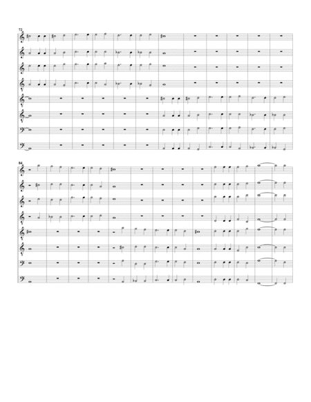 Canzon no.1 a8 (arrangement for 8 recorders)