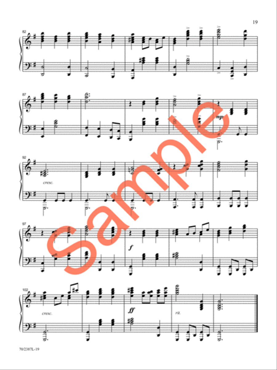 Alleluias for the Piano Alleluias for the Piano Piano Solo scores gallery preview page 16