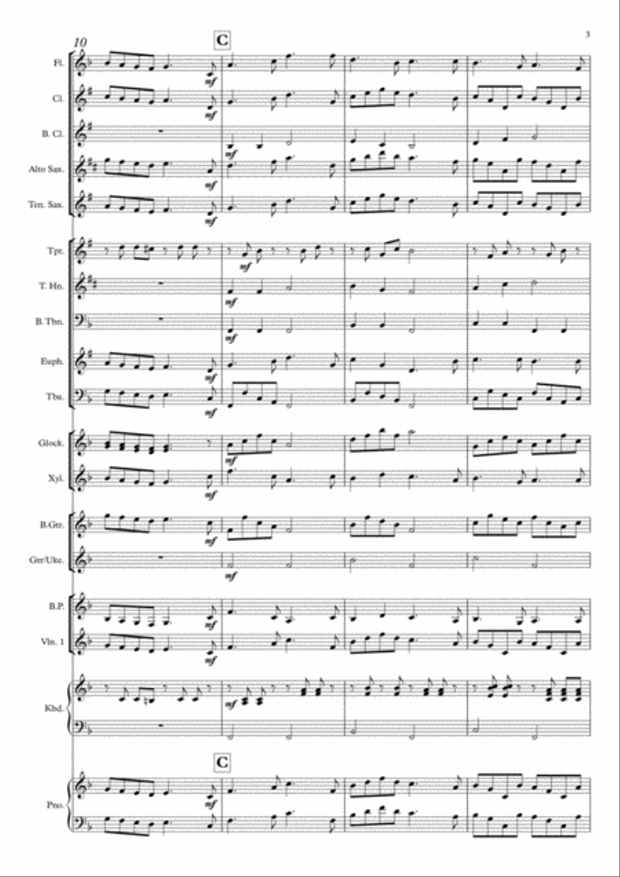 The Merry Peasant (Mixed Ensemble) Small Ensemble scores gallery preview page 3
