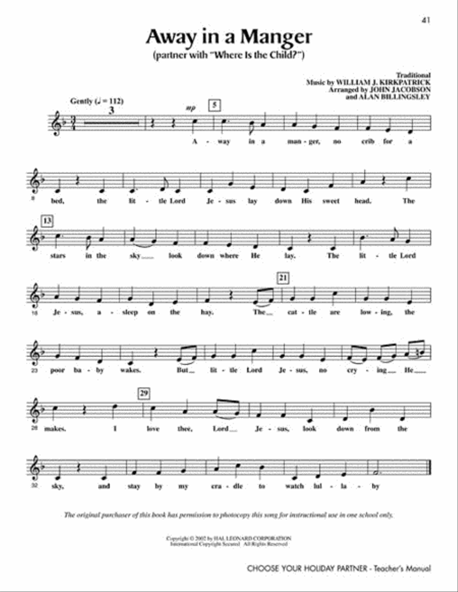 Choose Your Holiday Partner (Collection) Choir scores gallery preview page 5
