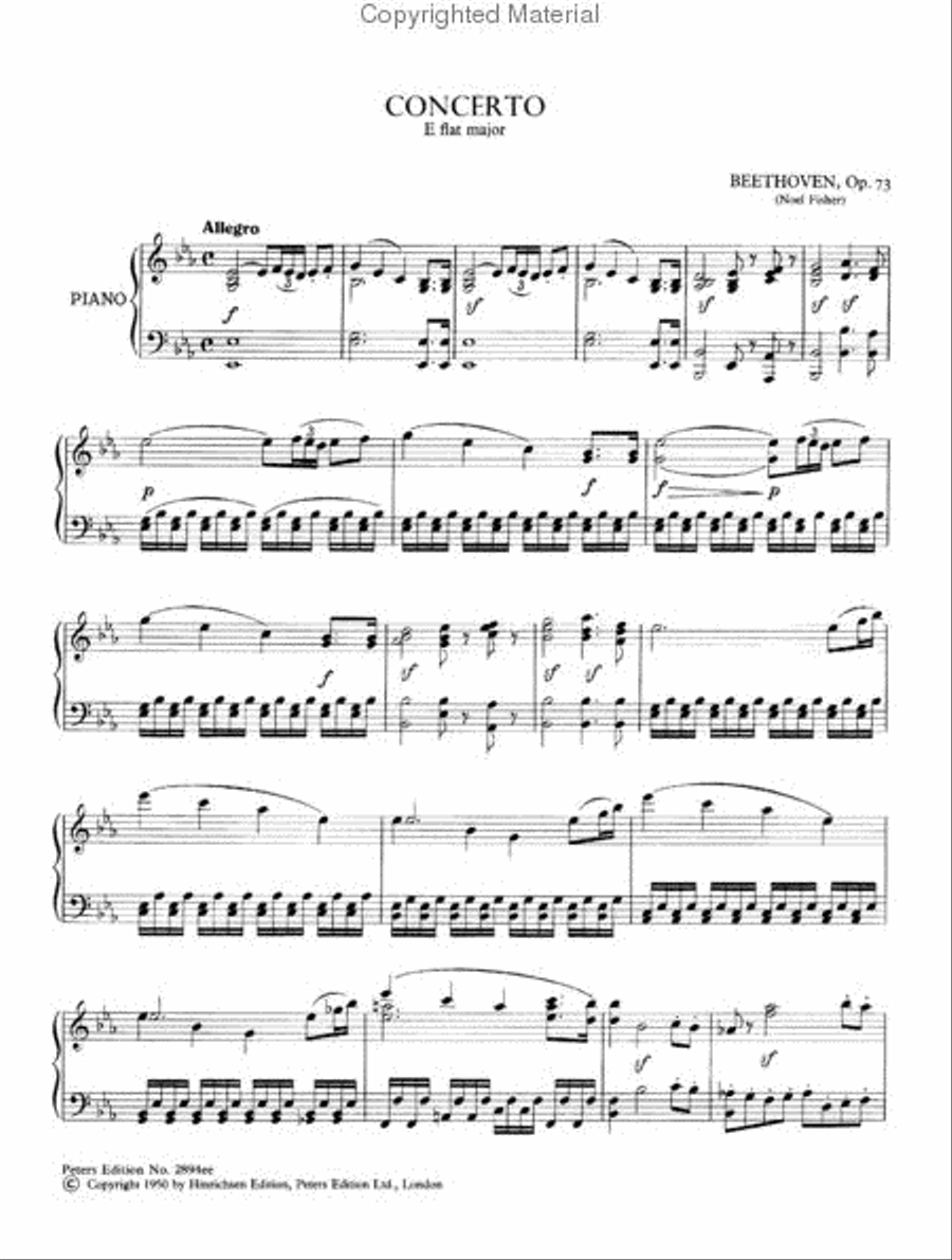 Piano Concerto No.5, Op. 73 in Eb Major - 