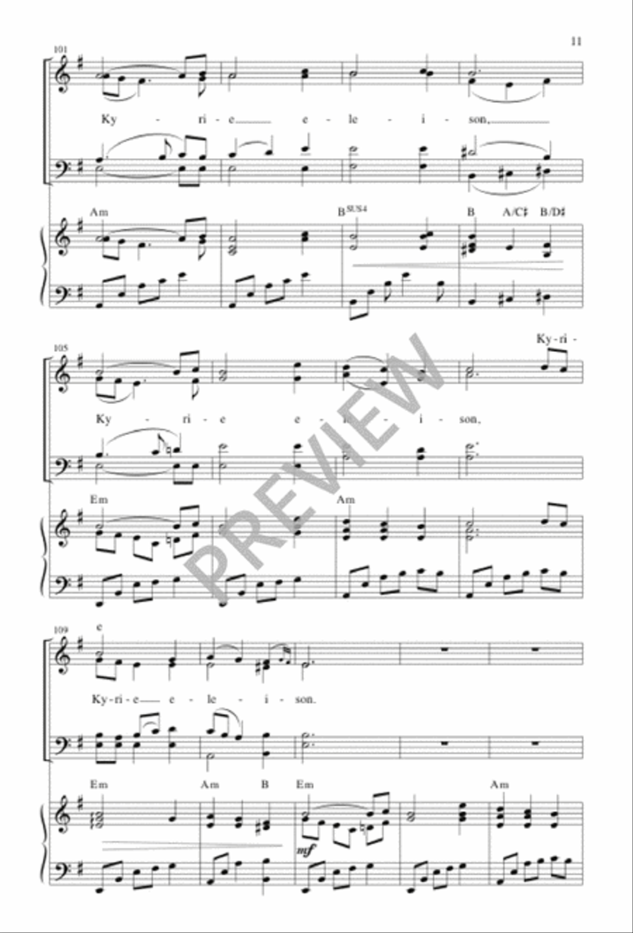 God of Creation God of Creation 4-Part scores gallery preview page 11