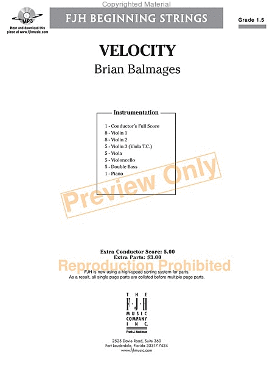 Velocity String Orchestra scores gallery preview page 2