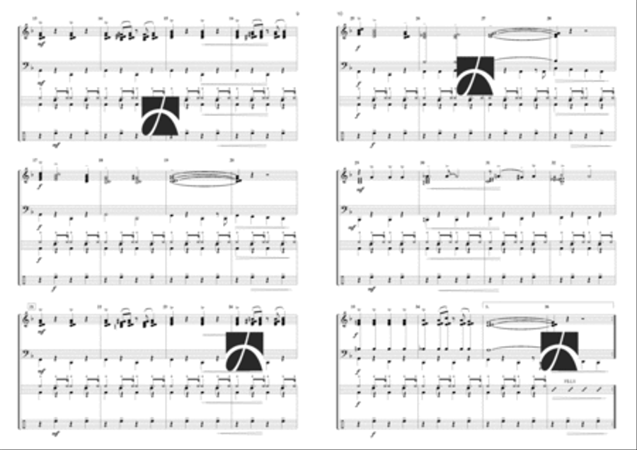 In The Spotlights (Score) Concert Band scores gallery preview page 5