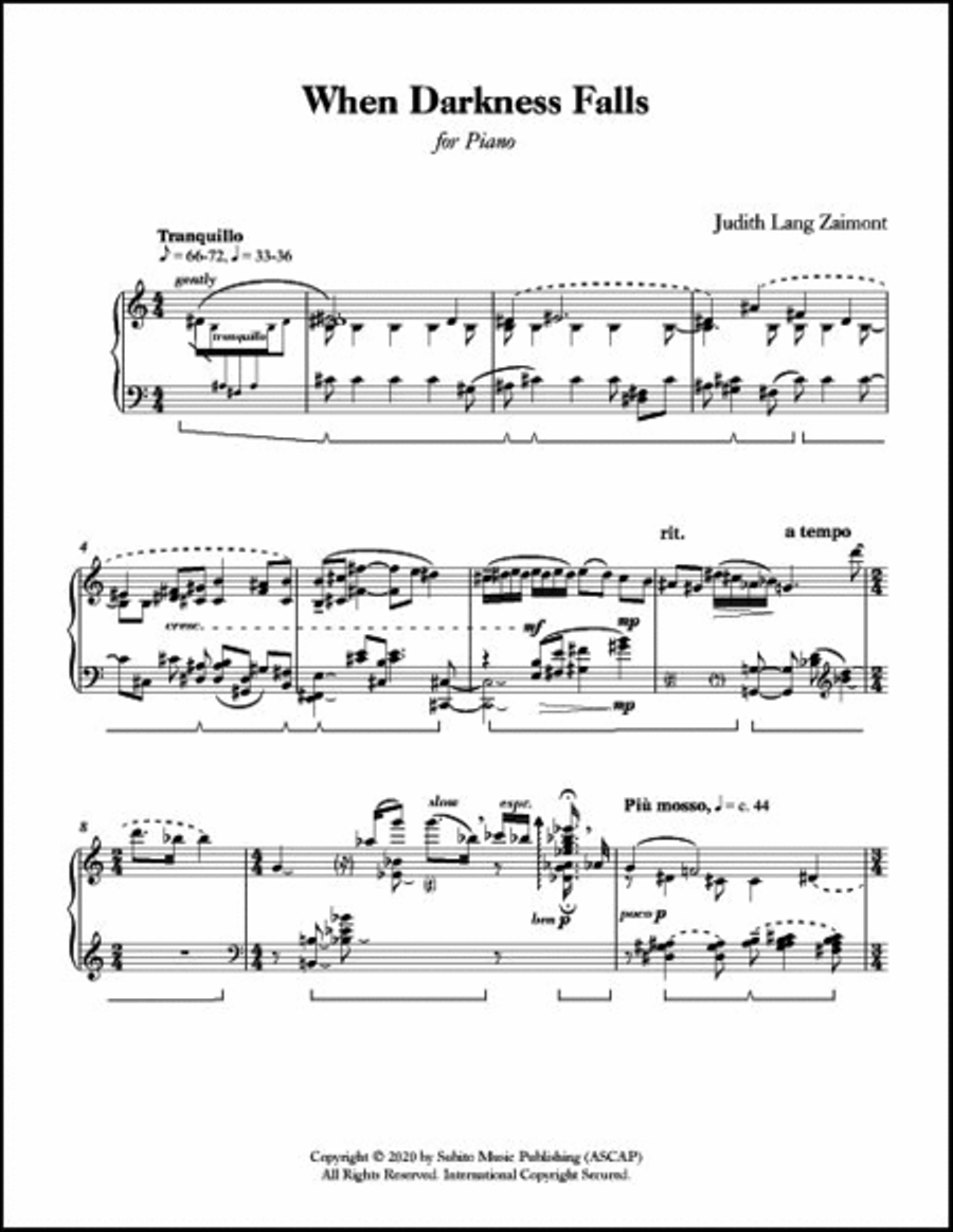 When Darkness Falls Harpsichord scores gallery preview page 3