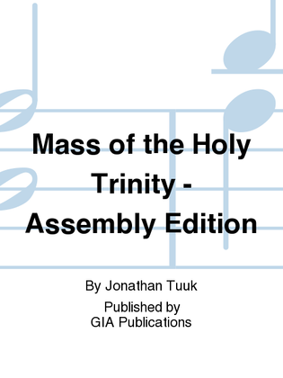 Book cover for Mass of the Holy Trinity - Assembly edition