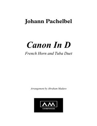 Pachelbels' Canon In D French Horn and Tuba Duet