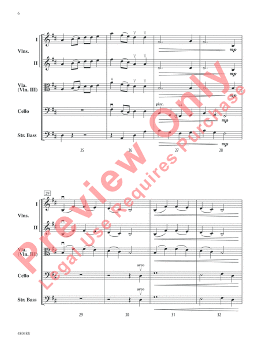 A Christmas Canticle A Christmas Canticle String Orchestra scores gallery preview page 7