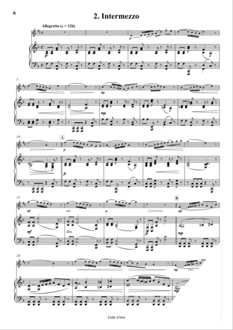 4 Humoresken Alto Saxophone scores gallery preview page 4