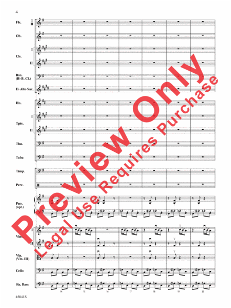 March of the Dwarfs Full Orchestra scores gallery preview page 4