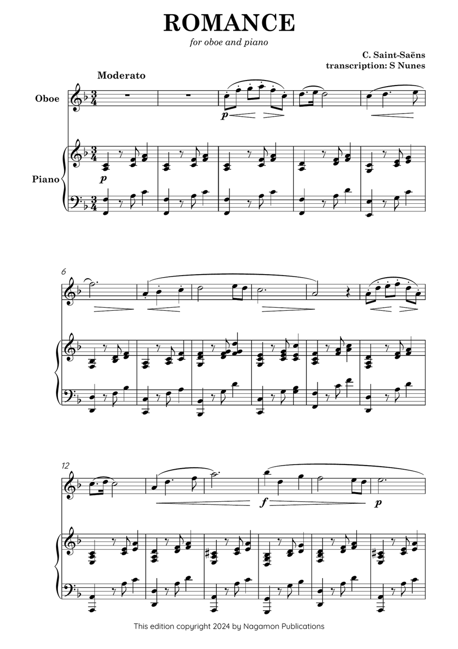 Book cover for Romance, Op. 36