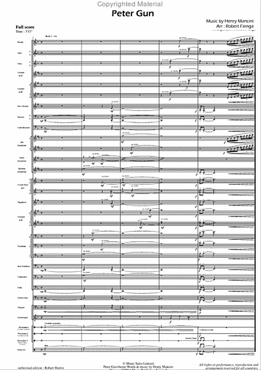 Peter Gun Grade 4 Peter Gun Grade 4 Concert Band scores gallery preview page 2
