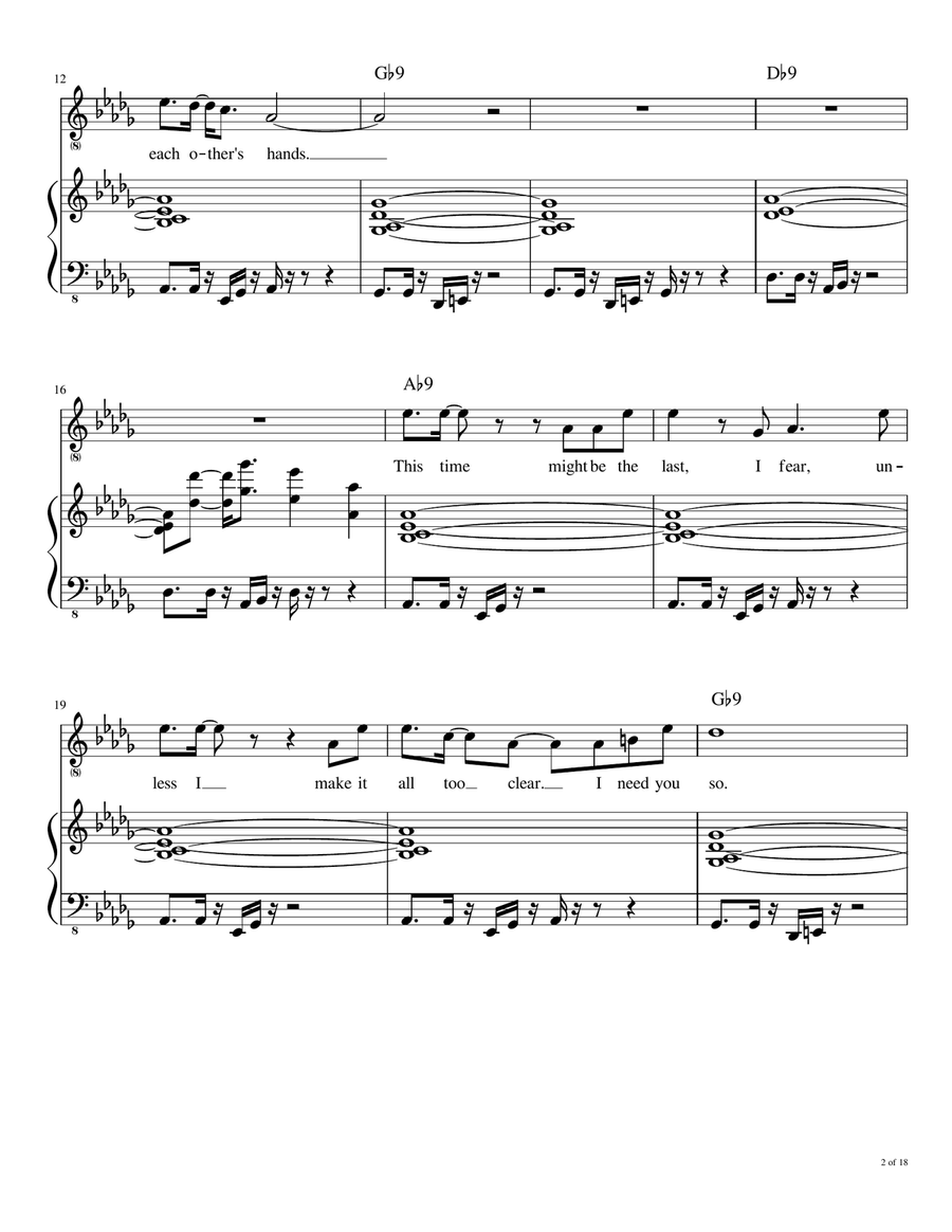 Broken Wings Voice scores gallery preview page 3