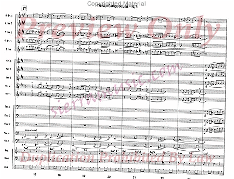 Taking A Chance On Love Jazz Ensemble scores gallery preview page 4