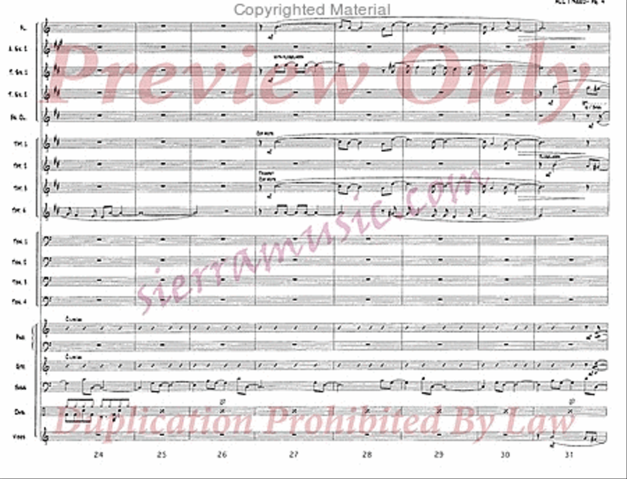 All I Need Jazz Ensemble scores gallery preview page 5