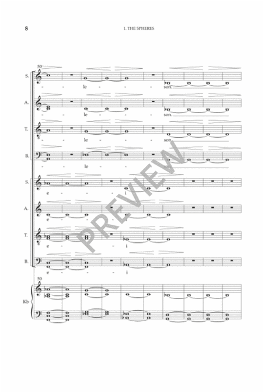 Sunrise Mass (Vocal Score) SSAATTBB scores gallery preview page 7