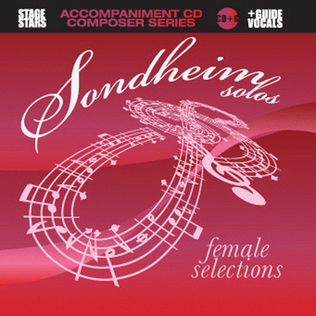 Book cover for Sondheim: Solos - Female Selections (Accompaniment/Karaoke CDG)