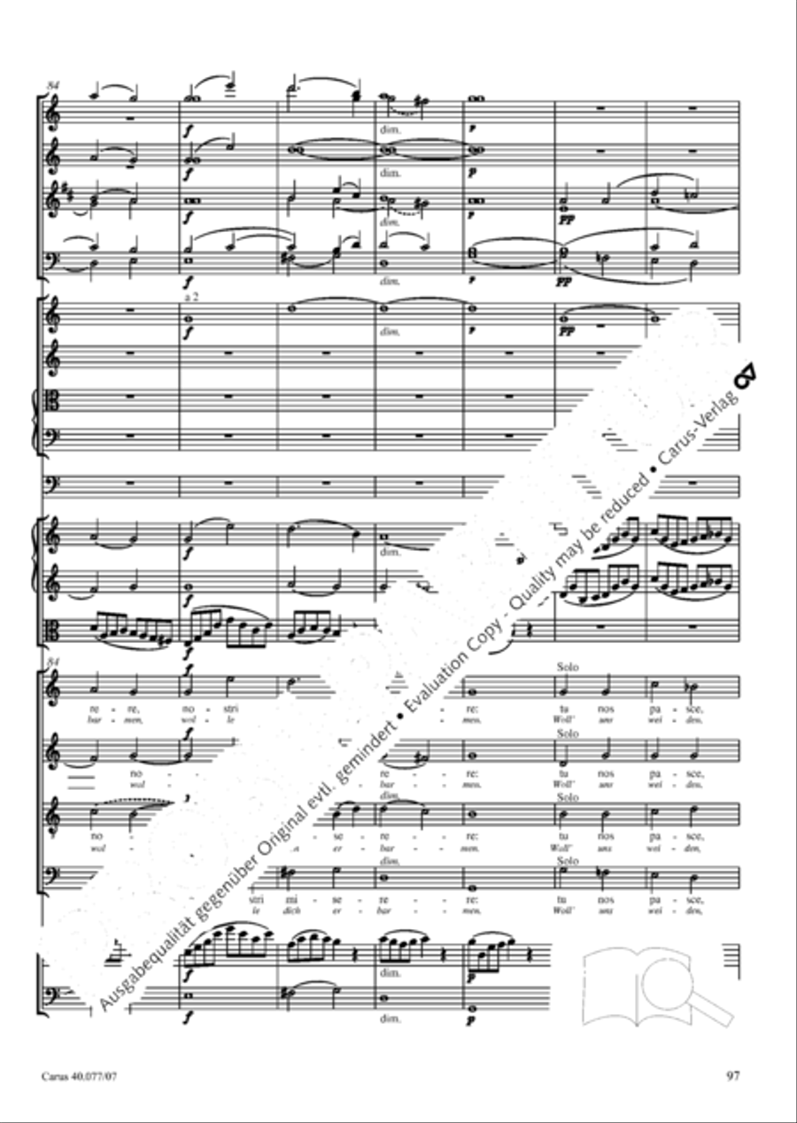 Lauda Sion 4-Part scores gallery preview page 110