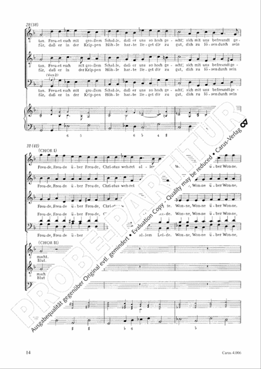 Ten motets Choir scores gallery preview page 16