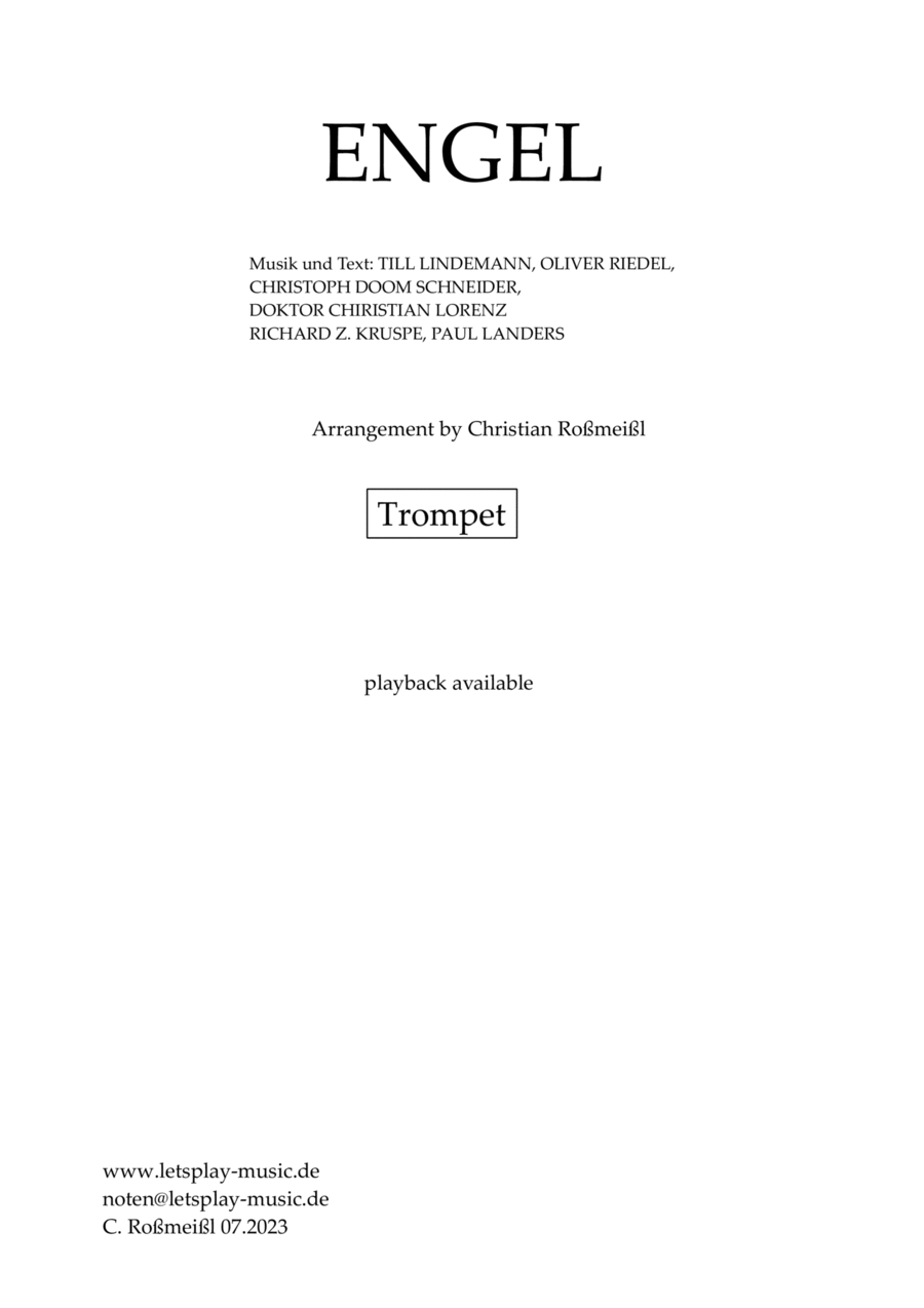 Engel Trumpet Solo scores gallery preview page 1