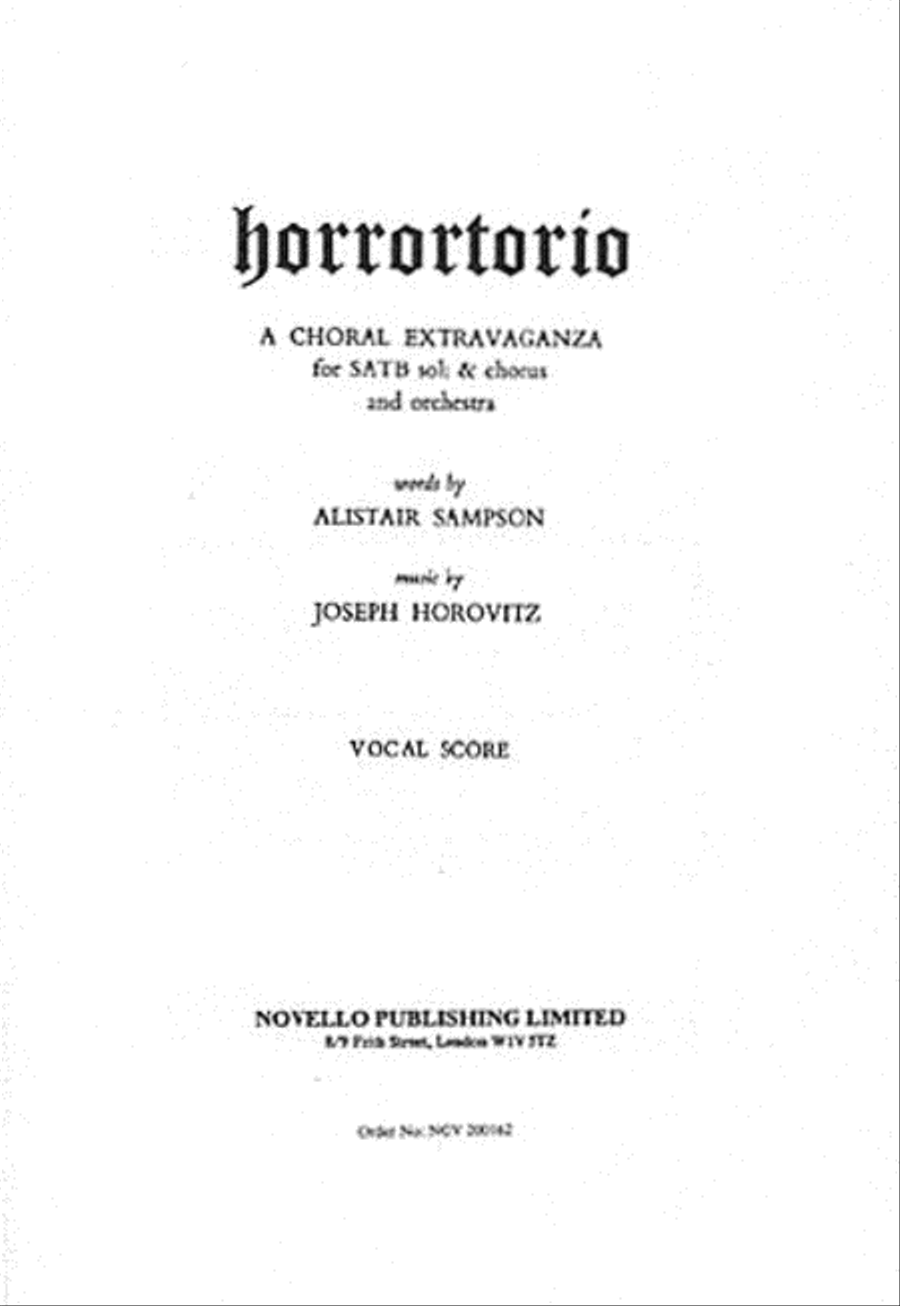 Horrortorio Horrortorio 4-Part scores gallery preview page 1